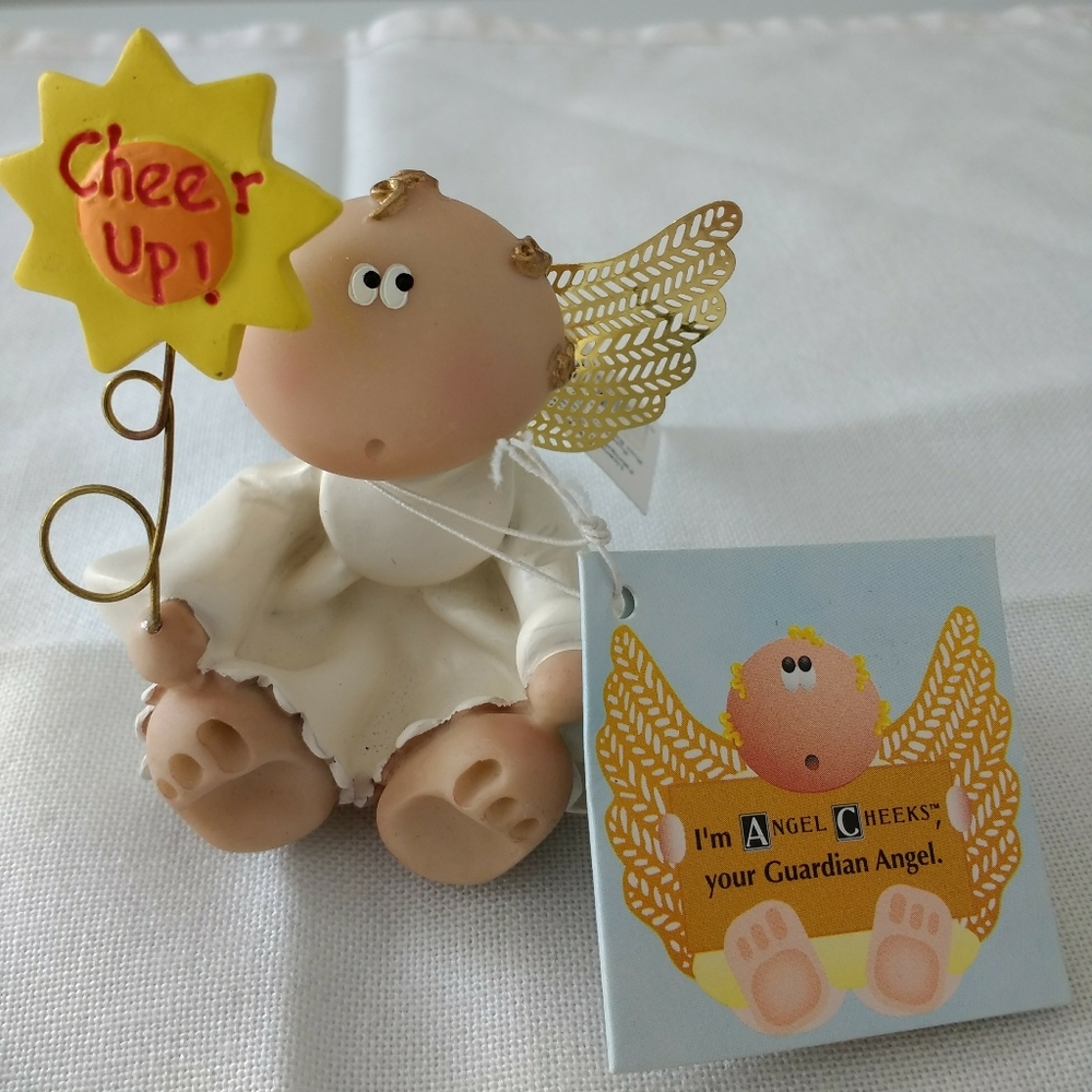 Kirk’s Kritters Angel Cheeks figurine - Cheer Up